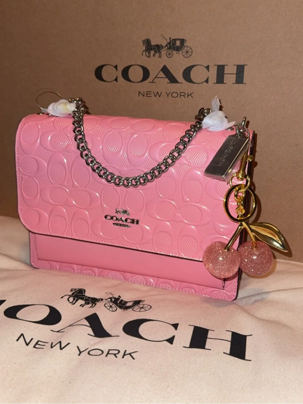 Klare Crossbody in Signature leather - Picture 1 of 8